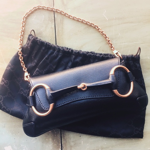 Gucci Handbags - Gucci Horsebit small evening bag.